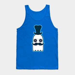 Mustache Ghost Tank Top